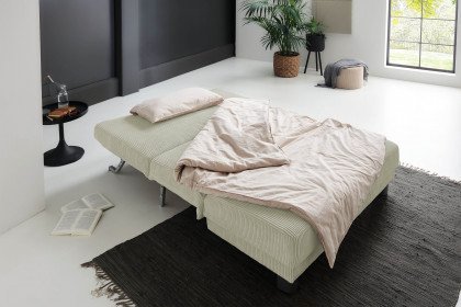 Gina von Sofa-Team - Schlafsofa 140 ecru