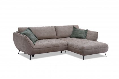 Samoa von Exxpo - Ecksofa rechts hellbraun