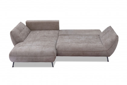 Samoa von Exxpo - Ecksofa links hellbraun