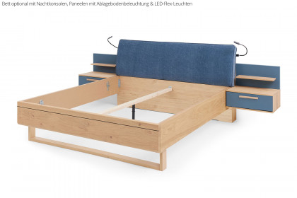 Malin von Musterring - Bett 90x200 cm mit Holzkufe