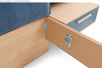 Malin von Musterring - Bett 90x200 cm mit Holzkufe