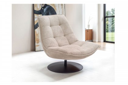 Zen von Exxpo - Drehsessel sand-beige