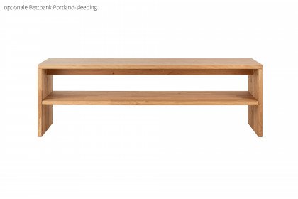 Cleveland 55 von Nature Living - Schubkastenbett 160x200 mit Polsterkopfteil