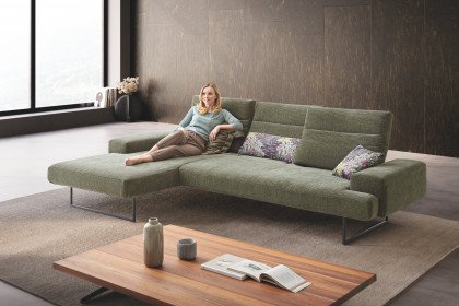 KOINOR Clayton - Ecksofa links grün