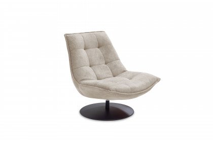 Zen von Exxpo - Drehsessel hellbraun-beige