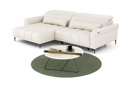 Logan von AZ Iwaniccy - Ecksofa Ausführung links creme