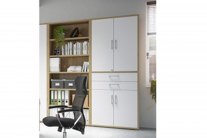 Big Profi Office von Mäusbacher - Aktenschrank mit Front in Ice White