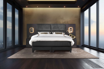 Maestro-Dream Wood von Serta - Boxspringbett in Graphite & Onyx