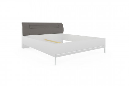 San Diego von Musterring - Bett 160x200 cm weiß mit Polsterkopfteil