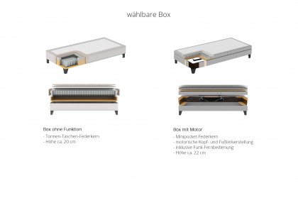 Chandon von Serta - Boxspringbett in Clay