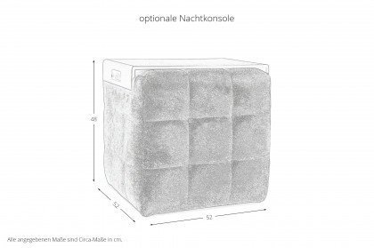 Brut von Serta - Boxspringbett in Taupe
