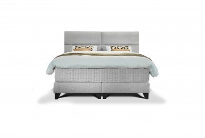 Lounge von Serta - Boxspringbett in Light Grey