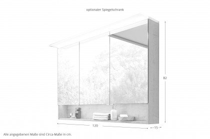 b·brace von puris - Badezimmer in Charleston Eiche dunkel