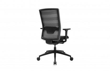 Airwork von Topstar - Bürostuhl mit grauem Rückenbezug