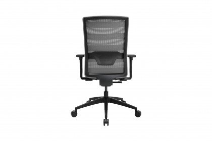 Airwork von Topstar - Bürostuhl mit grauem Rückenbezug