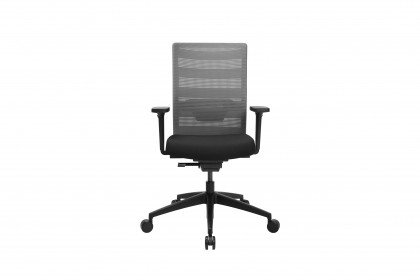 Airwork von Topstar - Bürostuhl mit grauem Rückenbezug