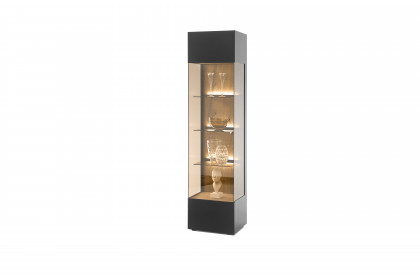Trevio von Musterring - Vitrine Kerneiche massiv/ Glas