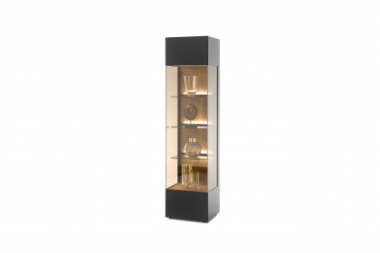 Trevio von Musterring - Vitrine Kerneiche massiv/ Glas