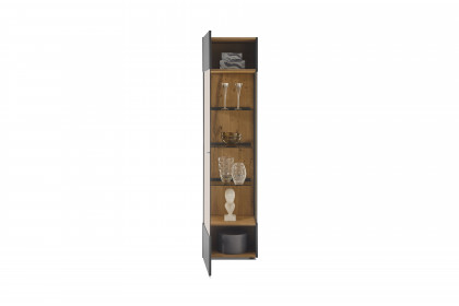 Trevio von Musterring - Vitrine Kerneiche massiv/ Glas