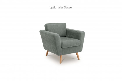 Nizza von Nature Living - Polsterbett water-green