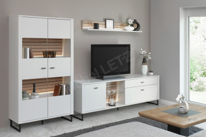 Louisiana von MCA furniture - Wohnwand in Modern white