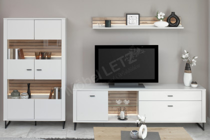 Louisiana von MCA furniture - Wohnwand in Modern white