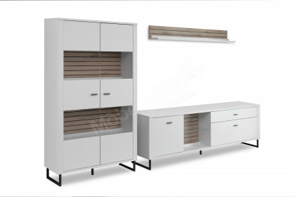 Louisiana von MCA furniture - Wohnwand in Modern white