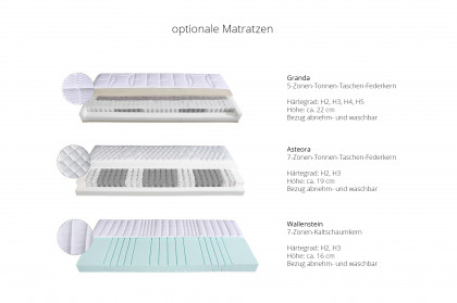 Nizza von Nature Living - Polsterbett creme