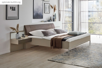 San Diego von Musterring - Doppelbett grau 160x200 cm