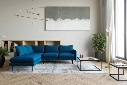 Samos von Primavera Furniture - Polstergarnitur links dark-blue