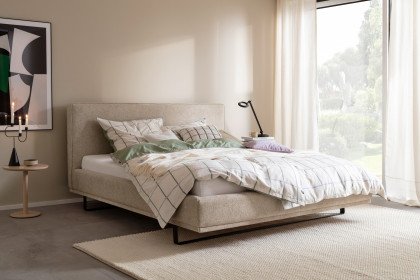 Como von SCHÖNER WOHNEN - Polsterbett 180 beige