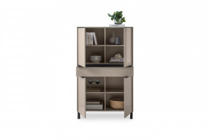 Reno-living von set one by Musterring - Highboard HB-41 taupe