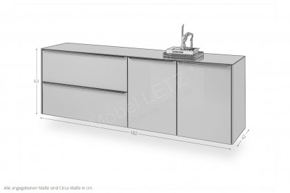 Reno-living von set one by Musterring - Lowboard LB-211 taupe
