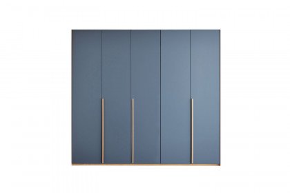 Malin von Musterring - Schlafzimmerset Balkeneiche Furnier/ Lack blau