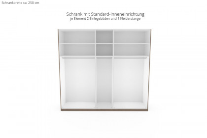 Malin von Musterring - Schlafzimmerset Balkeneiche Furnier/ Lack blau