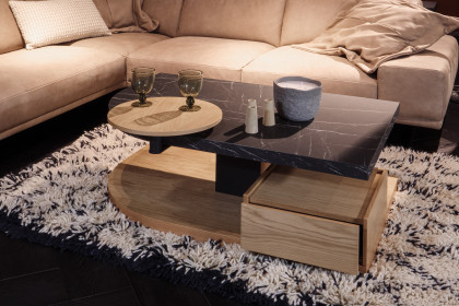 Variante 9 von Versa-living by Vierhaus - Couchtisch in Granit Petro Grigio/ Wildeiche