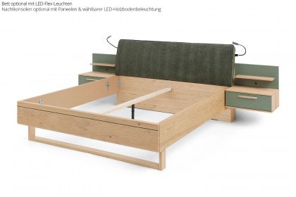 Malin von Musterring - Schlafzimmereinrichtung Eiche/ jungle green
