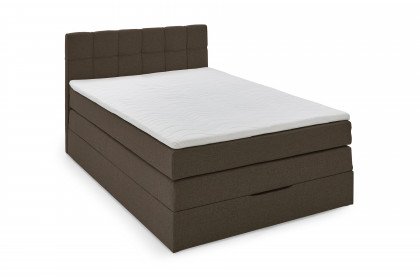 Luca von Sofa-Team - Boxspringbett braun