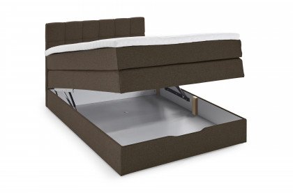 Luca von Sofa-Team - Boxspringbett braun