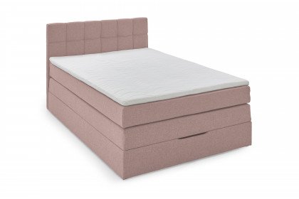 Luca von Sofa-Team - Boxspringbett rosa
