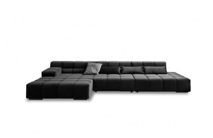 Temple von designwerk - Eckgarnitur links black