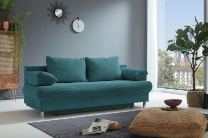 Como von Sofa-Team - Schlafsofa petrol