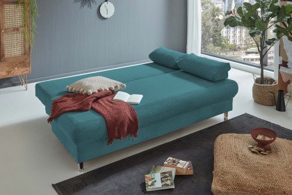 Como von Sofa-Team - Schlafsofa petrol
