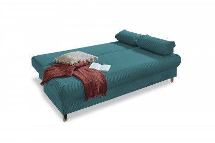 Como von Sofa-Team - Schlafsofa petrol