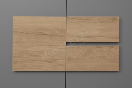 clip by rb 343 von Röhr-Bush - Schrank-Kombi mittelgrau - Hickory