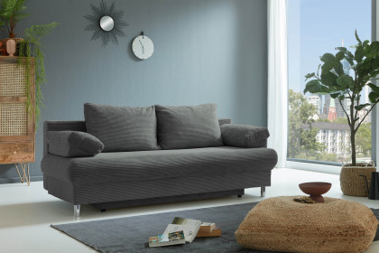 Como von Sofa-Team - Schlafsofa anthrazit