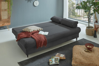 Como von Sofa-Team - Schlafsofa anthrazit