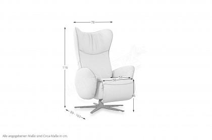 7589 von Himolla - Relaxsessel opal