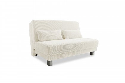 Gina von Sofa-Team - Schlafsofa 140 weiß