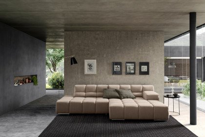 Temple von designwerk - Ecksofa rechts liver